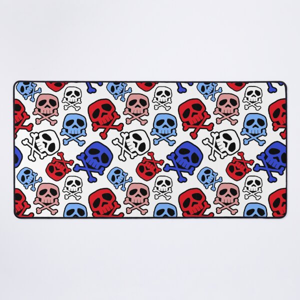 Item preview, Old School Punk Rock Skull Pattern: Patriotic 2 designed and sold by muskitt.