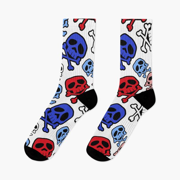 Item preview, Old School Punk Rock Skull Pattern: Patriotic 2 designed and sold by muskitt.