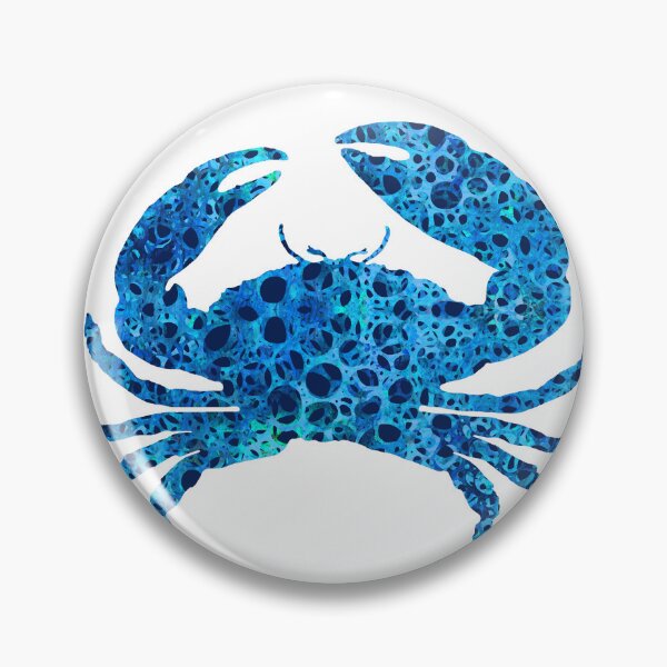 Item preview, Sea Pattern Blue Crab Art 3 designed and sold by Sharon Cummings Art.
