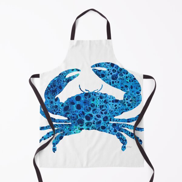 Item preview, Sea Pattern Blue Crab Art 3 designed and sold by Sharon Cummings Art.