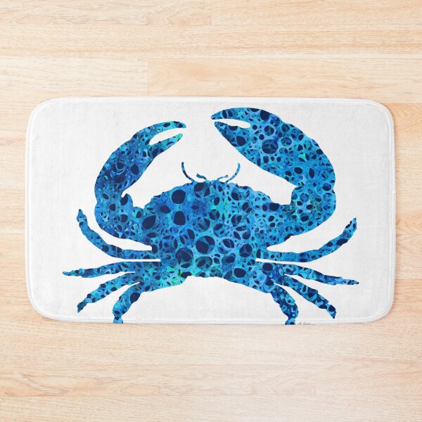 Item preview, Sea Pattern Blue Crab Art 3 designed and sold by Sharon Cummings Art.