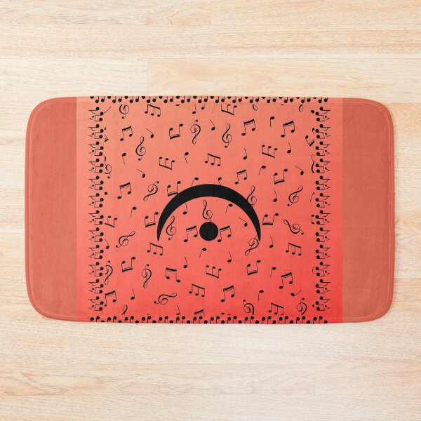 Item preview, A Fermata On Pink Gradient & Black Notation designed and sold by BrightrDayMusicArt.
