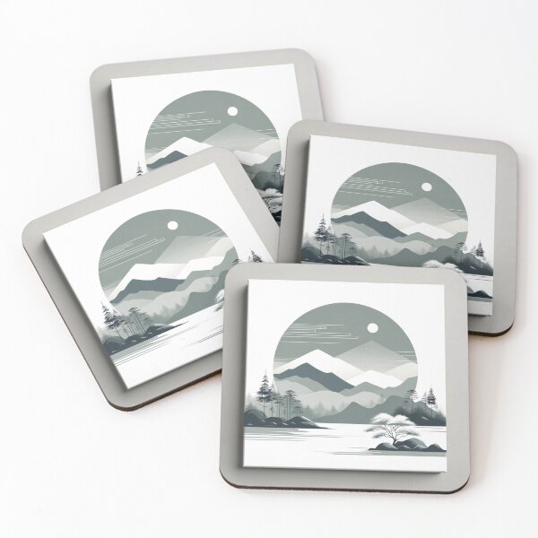 Item preview, Peaceful Mountain Scene designed and sold by DivineColors.