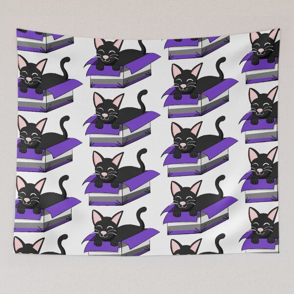 Item preview, Kitty Content in Their Identity designed and sold by HarveyHandcraftsandDesigns.