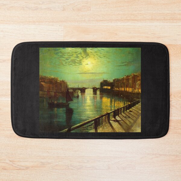 Item preview, Whitby Harbor by Moonlight - John Atkinson Grimshaw designed and sold by forgottenbeauty.