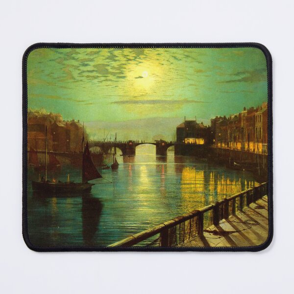 Item preview, Whitby Harbor by Moonlight - John Atkinson Grimshaw designed and sold by forgottenbeauty.