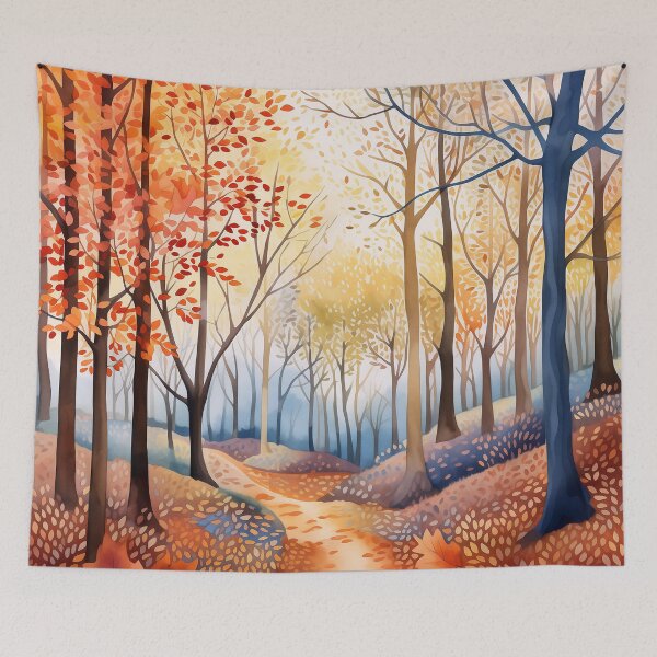 Item preview, Autumnal Mood Watercolor Painting #1 designed and sold by NatureSight.