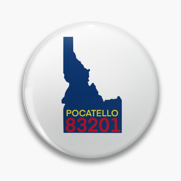 Item preview, Pocatello Idaho State Flag Colors Zip Code designed and sold by CDWR Adventures.