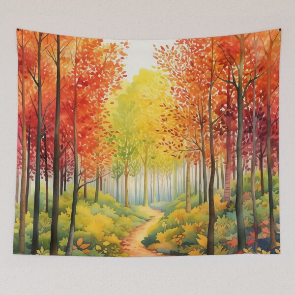 Item preview, Autumnal Mood Watercolor Painting #3 designed and sold by NatureSight.