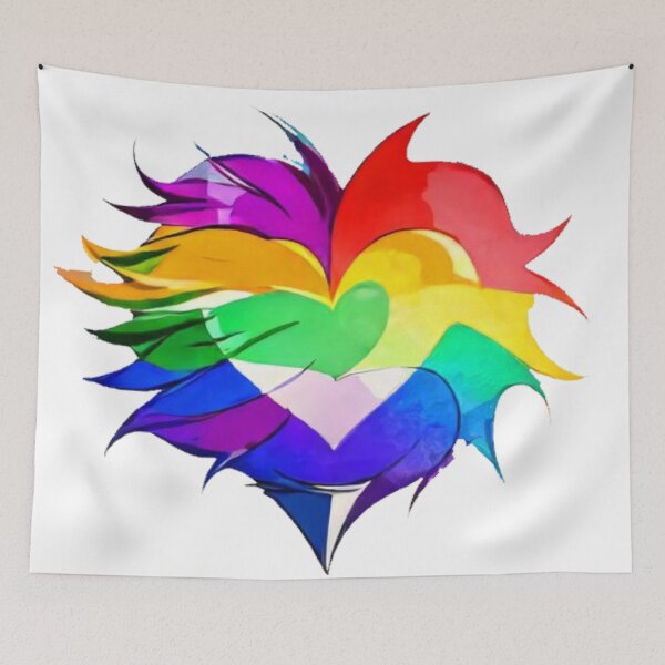 Item preview, Rainbow Heart of Love designed and sold by Politoperz.