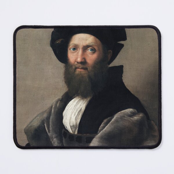 Item preview, Raphael's Portrait of Baldassarre Castiglione (1514–1515) designed and sold by My Artprintz.