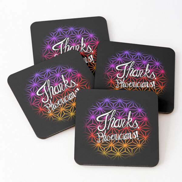 Item preview, Thanks, Phoenicians! (White text) designed and sold by drearyraincloud.