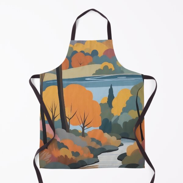 Item preview, "Serene Autumn Landscape Wall Art for Tranquil Decor" designed and sold by ArtComixHaven.