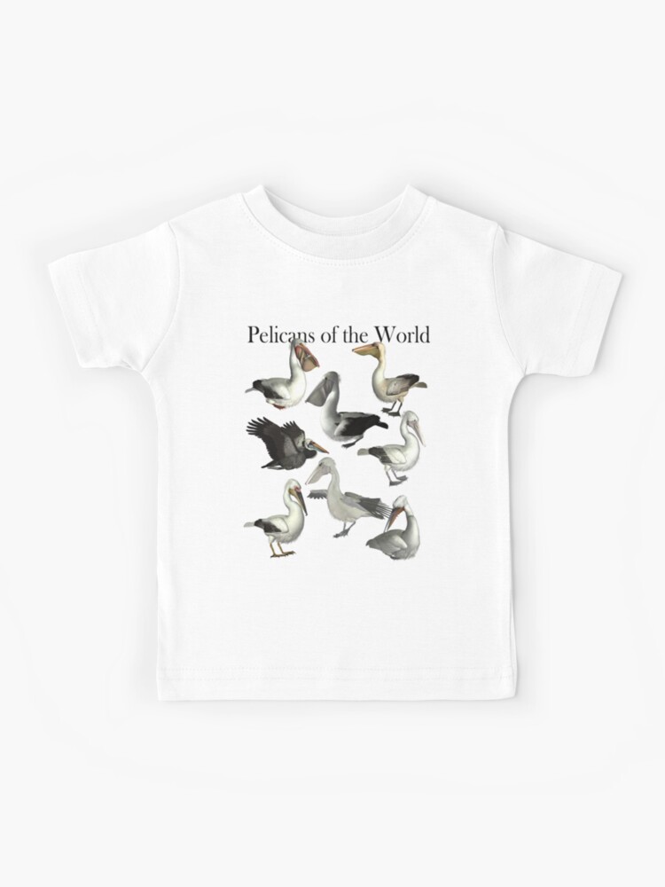 Pelican Wearing Hat T-Shirt Cool Bird Cute Animals Unisex Tees