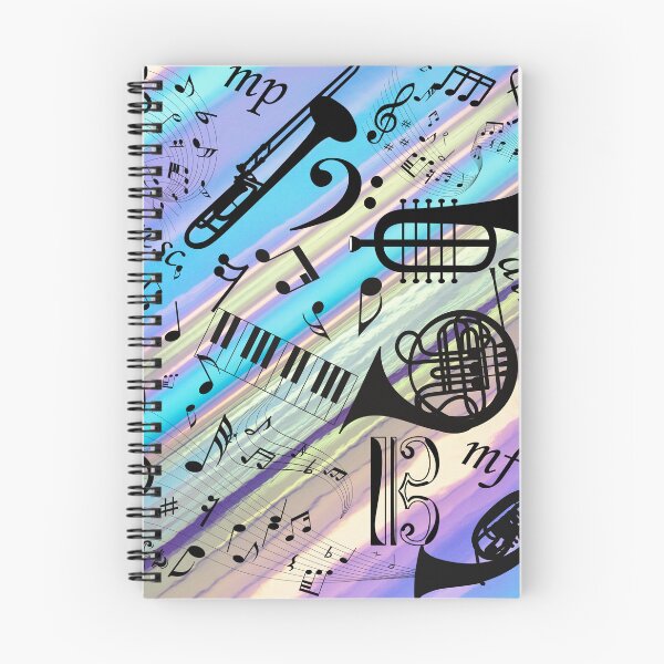 Item preview, Collage Of Various Musical Instruments On Colored Stripes designed and sold by BrightrDayMusicArt.