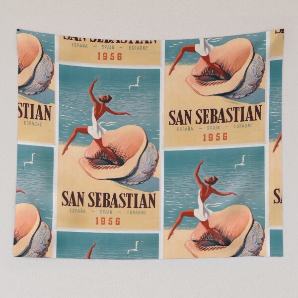 Item preview, Vintage San Sebastian Spain Travel  designed and sold by TeeARTHY.