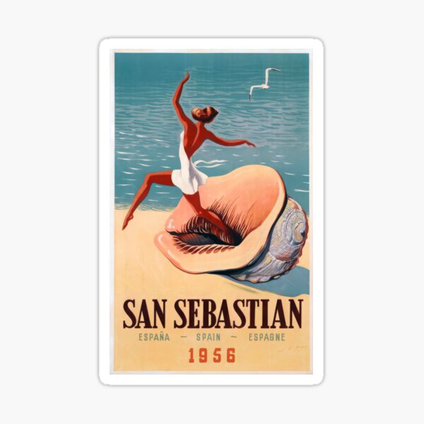 Vista previa del artículo con la obra «Vintage San Sebastián España Viajes », diseñado y vendido por TeeARTHY.
