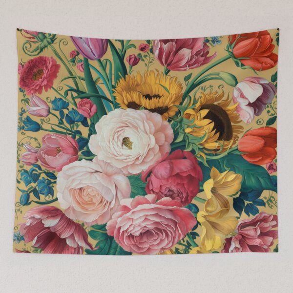 Item preview, Colorful floral pattern designed and sold by adlkh.