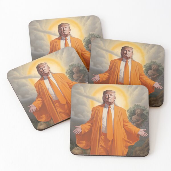 Item preview, Donald Trump Orange Jesus Delusion designed and sold by DyfunctionalTee.