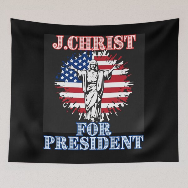 Item preview, Jesus Christ for president in US , happy christian political american US gifts  designed and sold by thankful-loco.