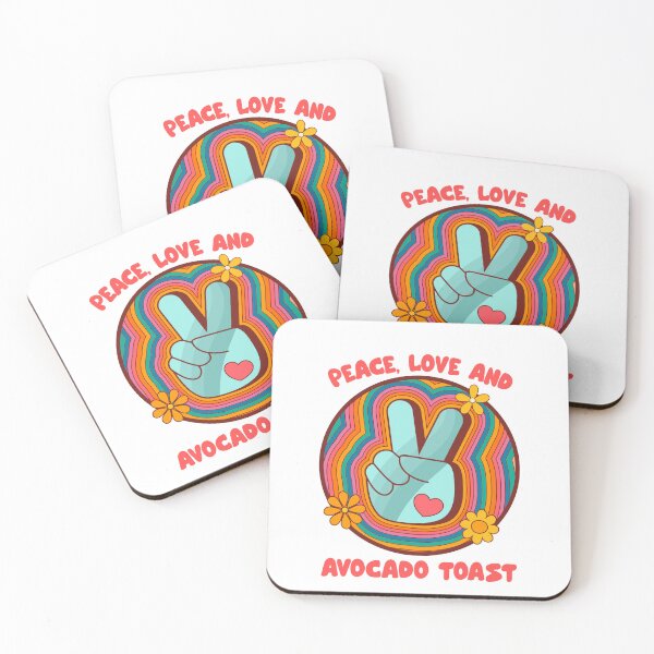 Item preview, Peace, Love and Avocado Toast TShirt designed and sold by TheHipGypsea.