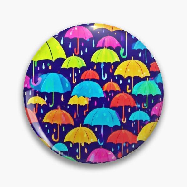 Item preview, Colorful Umbrella Rain Art designed and sold by Health And Fitness Posts e-Store.