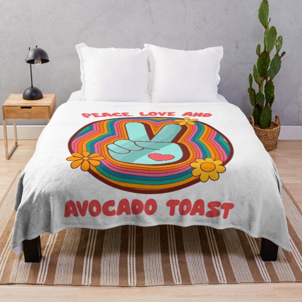 Item preview, Peace, Love and Avocado Toast TShirt designed and sold by TheHipGypsea.