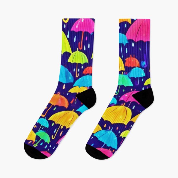Item preview, Colorful Umbrella Rain Art designed and sold by Health And Fitness Posts e-Store.