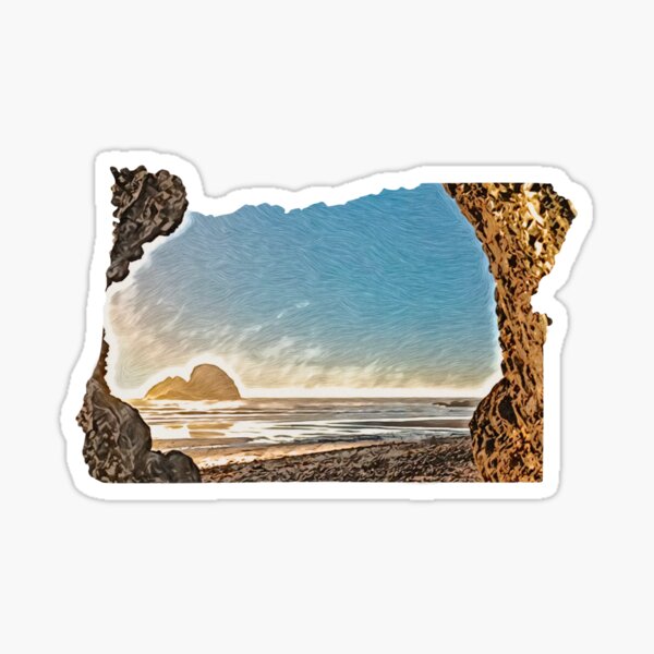 Item preview, Tunnel Beach Beach in Tillamook County, Oregon designed and sold by CDWR Adventures.
