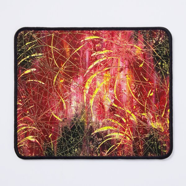 Item preview, Abstract red yellow designed and sold by CorinnaMariaArt.