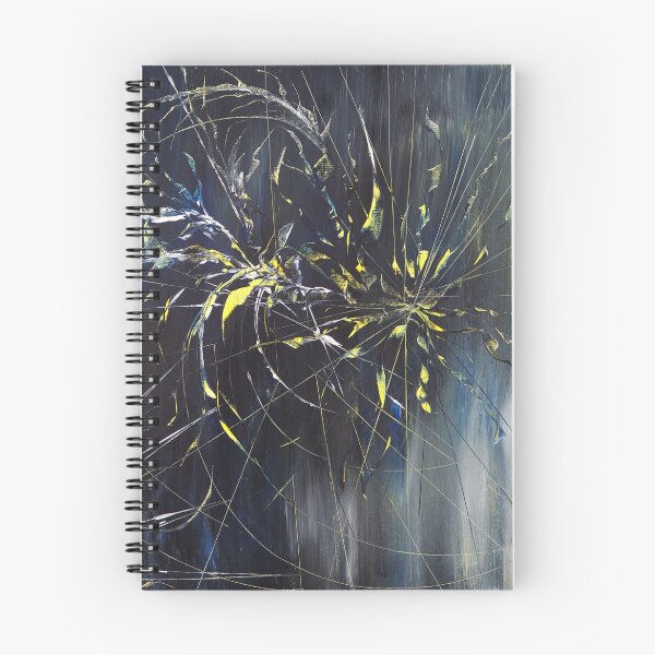 Item preview, Abstract black blue yellow designed and sold by CorinnaMariaArt.