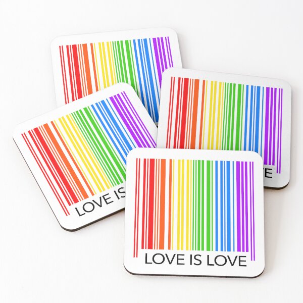 Item preview,  Love is Love - Pride Rainbow Flag Barcode designed and sold by Thelittlelord.
