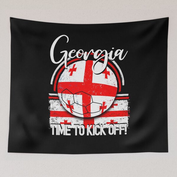 Item preview,  Georgia Football Time to Kick Off, Vintage Soccer designed and sold by orangeblue21.