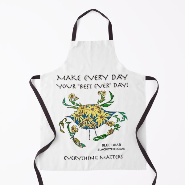 Item preview, Blue Crab Art, Blackeyed Susan Blue Crab Art, Animal Art with Quotes designed and sold by Colleen Macomber.