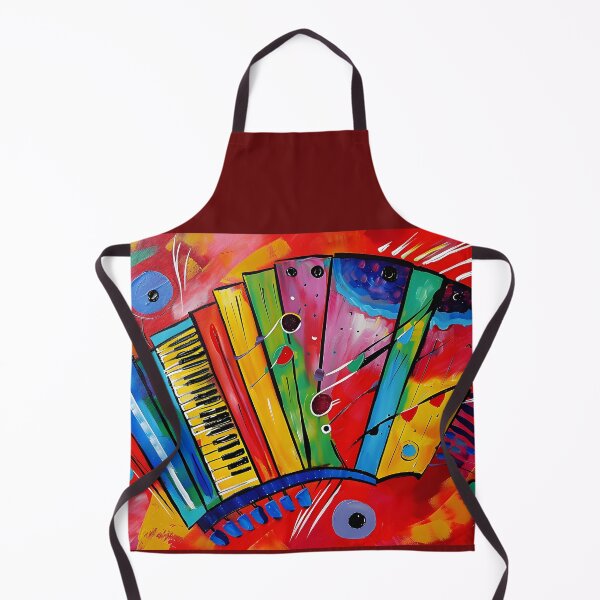 Item preview, Accordion Symphony - Vibrant Abstract Composition with Dynamic Shapes and Playful Motifs designed and sold by OlfactoART Studio.