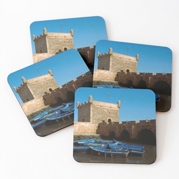 Item preview, Essaouira, Morocco - Port with the Citadel Morocco designed and sold by photophantom.