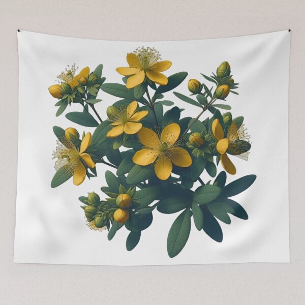 Item preview, St. John's Wort Nature's Antidepressant and Healer designed and sold by Kriebelt.