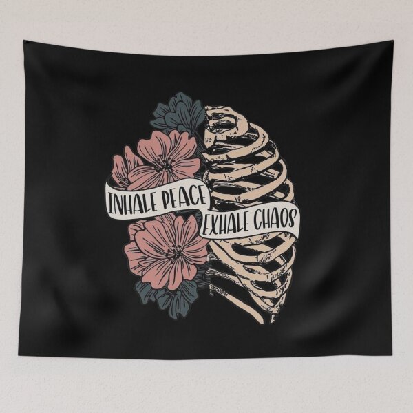 Item preview, Inhale Peace Exhale Chaos designed and sold by -DEEWOLF-.