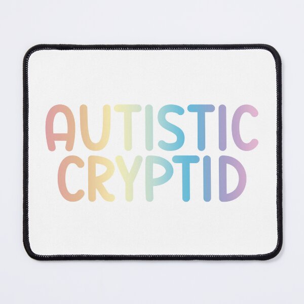 Item preview, Autistic Cryptid Pastel Rainbow designed and sold by Threshie.