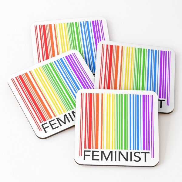Item preview, Feminist Rainbow Barcode designed and sold by Thelittlelord.