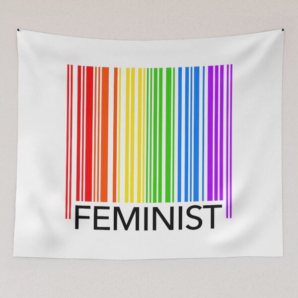 Artikelvorschau, Feministischer Regenbogen-Barcode entworfen und verkauft von Thelittlelord.