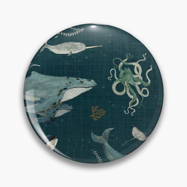 Item preview, Deep Sea - midnight designed and sold by Katherine Quinn Illustration.