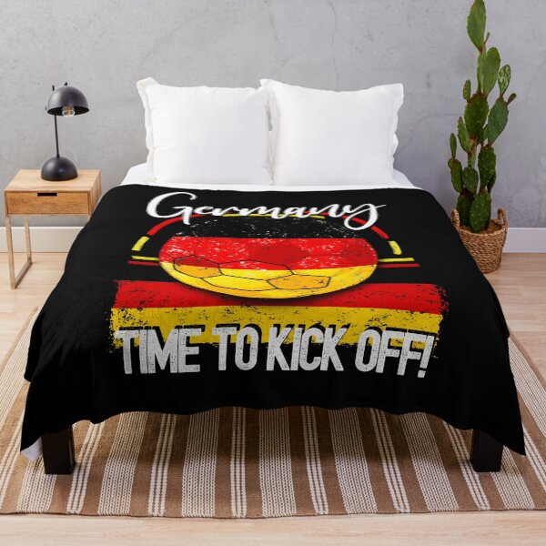 Item preview, German Football Time to Kick Off, Vintage Soccer designed and sold by orangeblue21.