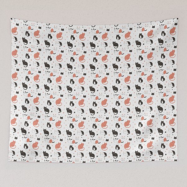 Item preview, Cute Cats Kitty Kawaii Seamless Pattern 3 designed and sold by SayItWithYours.