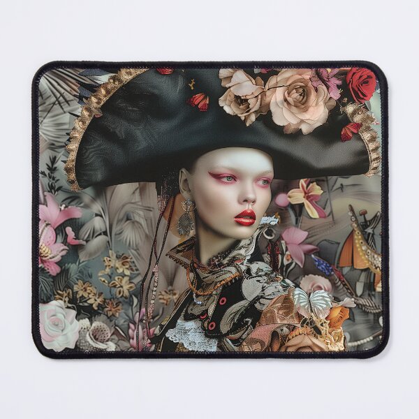 Item preview, "Pirate Couture Collage Art" designed and sold by MacroArtHub.