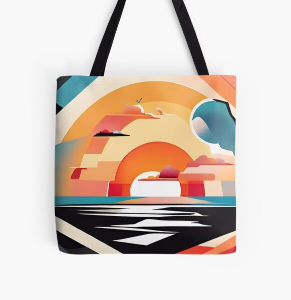 Item preview, Sunset cubist style designed and sold by Xequedesigns.