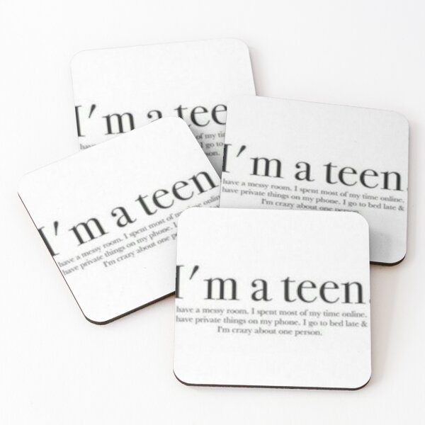 Item preview, I'm A Teen Quote  designed and sold by Art in Exile.