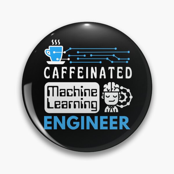 Item preview, Machine Learning Engineer Coffee Lovers | White Blue Font designed and sold by FocusChillax.