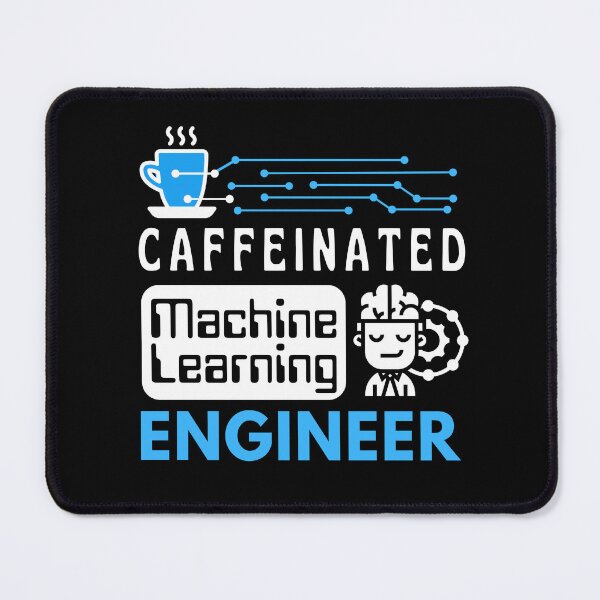 Item preview, Machine Learning Engineer Coffee Lovers | White Blue Font designed and sold by FocusChillax.