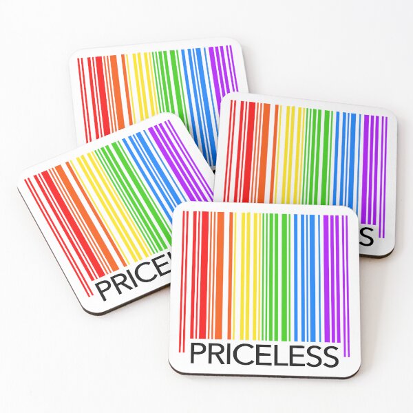 Item preview, Priceless Rainbow Barcode designed and sold by Thelittlelord.